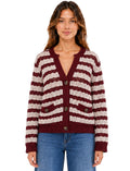 STIRPE SWEATER CARDIGAN