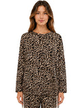 ZEBRA PRINT TOP