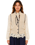 BUTTON UP SWEATER VEST