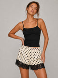 Satin Polkadot shorts