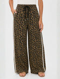 LEOPARD PRINT PULL OVER PANTS
